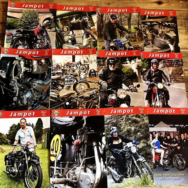 B1374  2011年「JAM POT」 ジャムポット 12冊セット　オーナーズクラブ　会報誌　雑誌　古本　ヴィンテージ