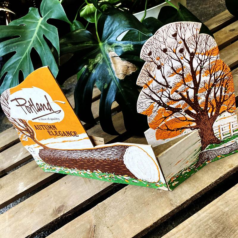 2035 ヴィンテージ　「PORTLAND」 ペーパーサイン　サインボード　POP