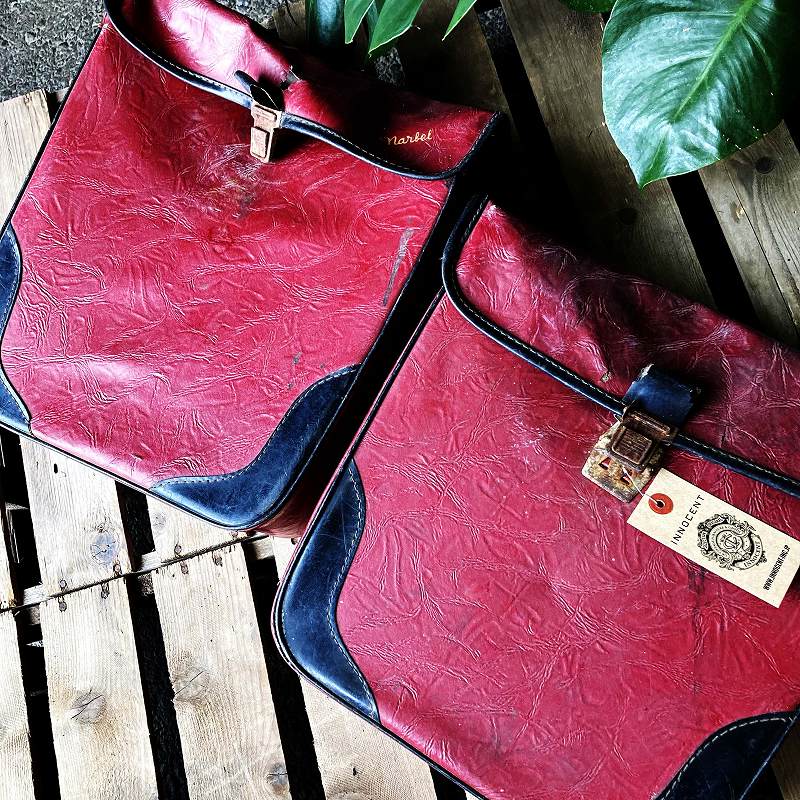 105670  ヴィンテージ　キャリア サイドバッグ　リアバック　自転車