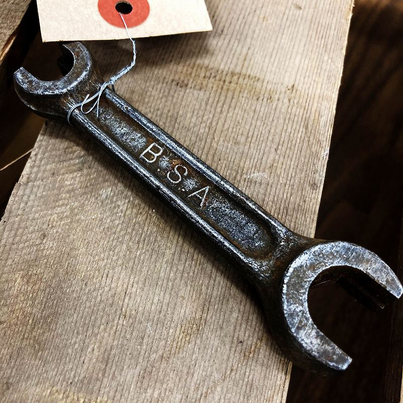105726 UK BSA ヴィンテージ　スパナ　ツール　英国 MADE IN ENGLAND