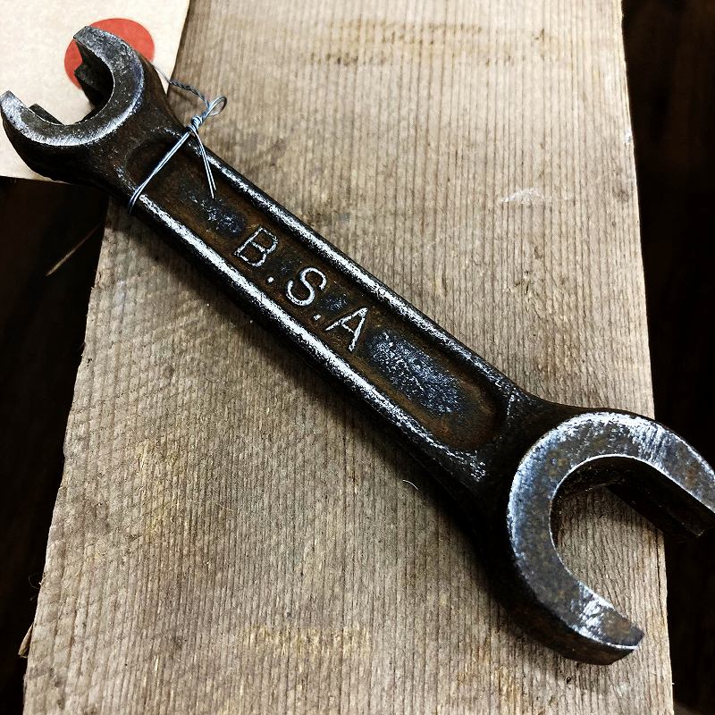 105723 UK BSA ヴィンテージ　スパナ　ツール　英国 MADE IN ENGLAND