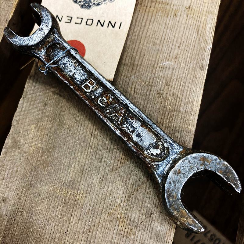 105722 UK BSA ヴィンテージ　スパナ　ツール　英国 MADE IN ENGLAND