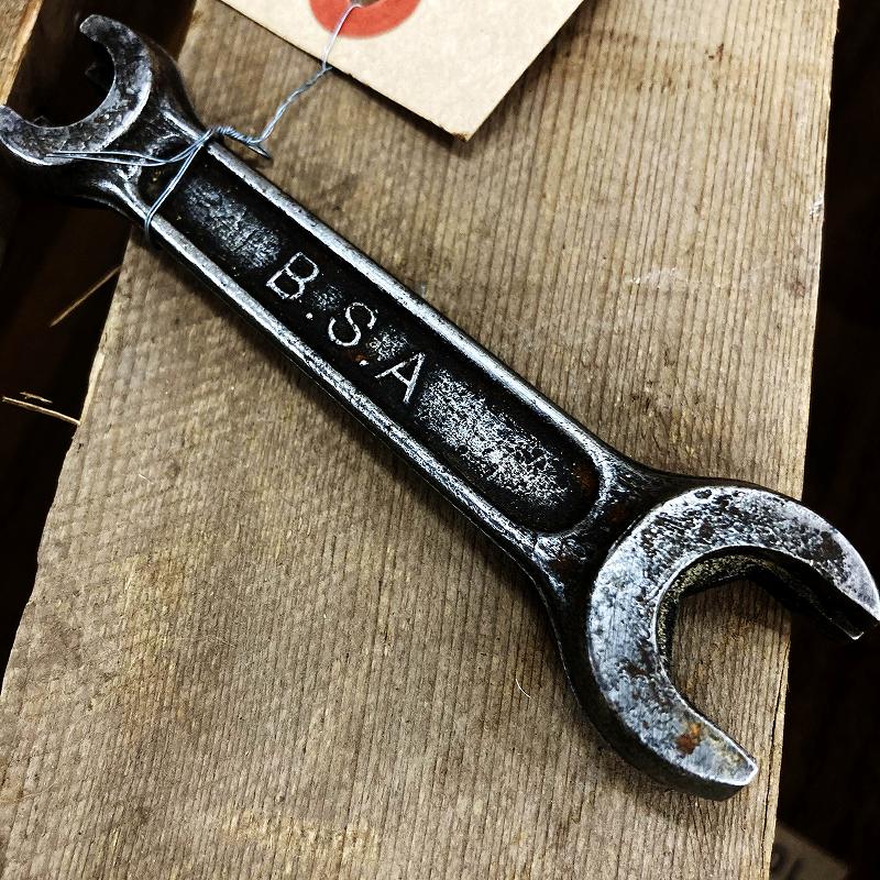 105724 UK BSA ヴィンテージ　スパナ　ツール　英国 MADE IN ENGLAND