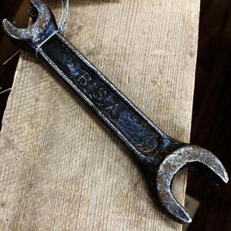 105708 UK BSA ヴィンテージ　スパナ　ツール　英国 MADE IN ENGLAND