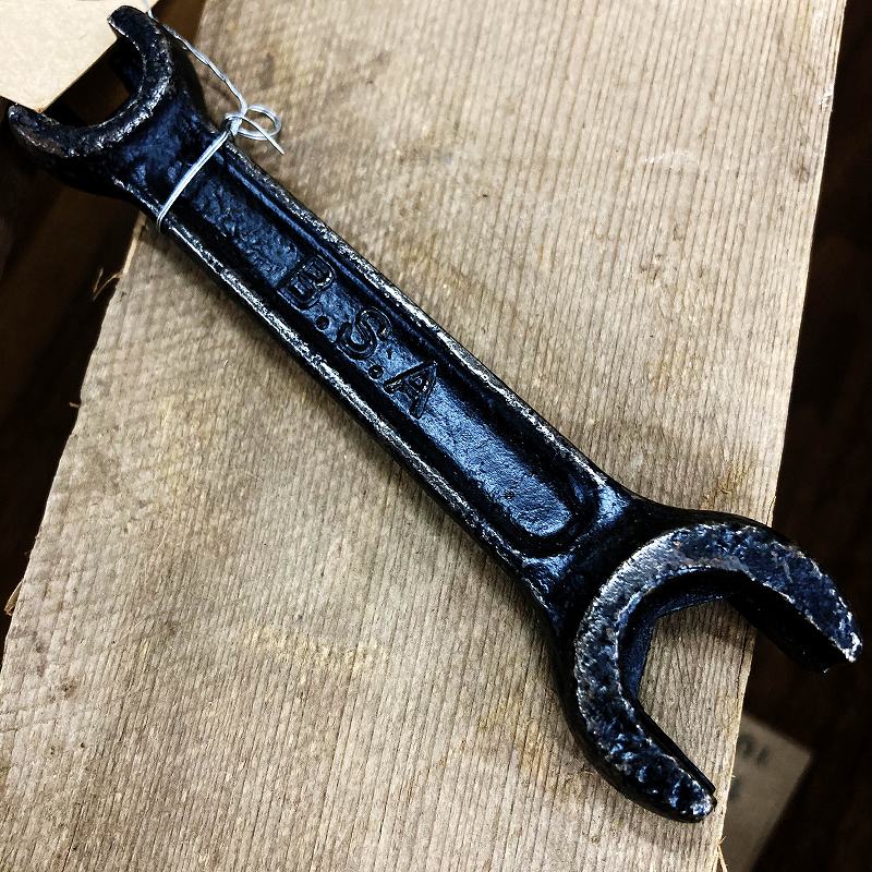 105742 UK BSA ヴィンテージ　スパナ　ツール　英国 MADE IN ENGLAND