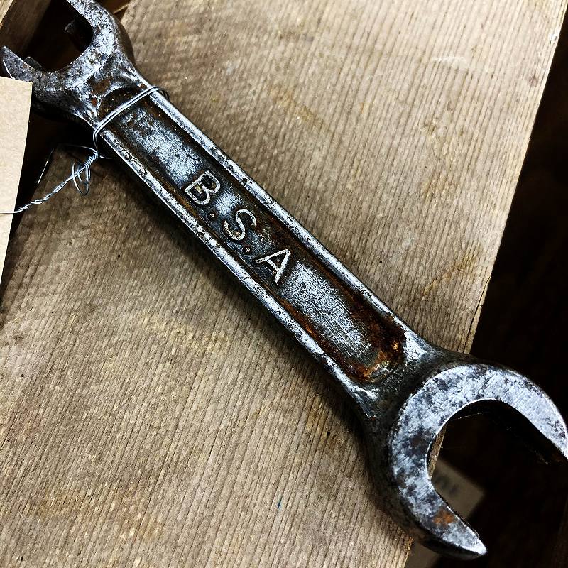 105743 UK BSA ヴィンテージ　スパナ　ツール　英国 MADE IN ENGLAND