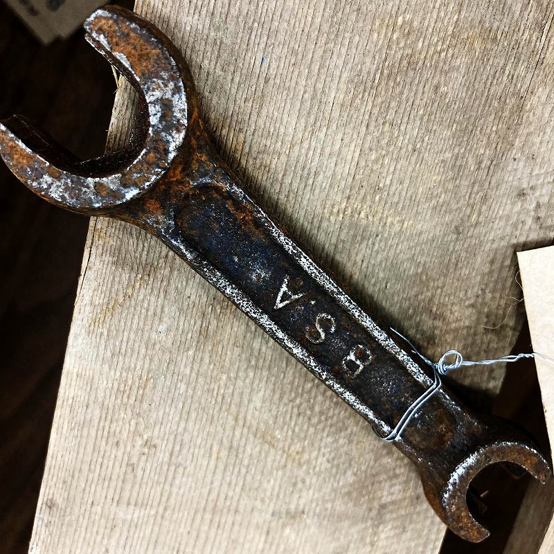 105728 UK BSA ヴィンテージ　スパナ　ツール　英国 MADE IN ENGLAND