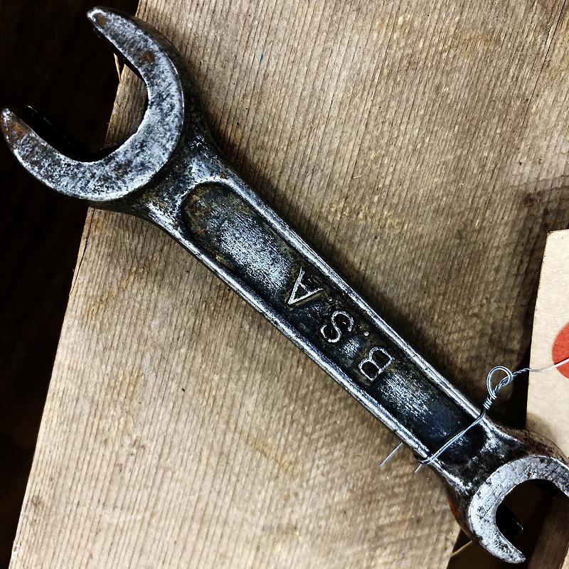105715 UK BSA ヴィンテージ　スパナ　ツール　英国 MADE IN ENGLAND