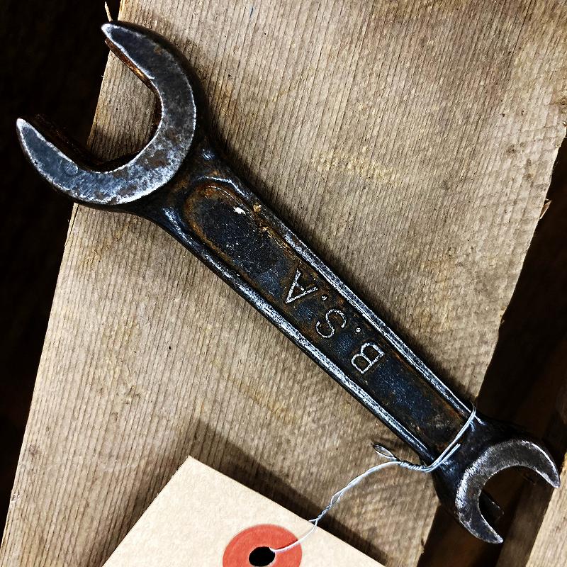 105741 UK BSA ヴィンテージ　スパナ　ツール　英国 MADE IN ENGLAND