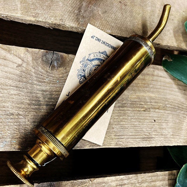 105796 真鍮　ブラス　ガーデニング  ポンプ　MADE IN ENGLAND　英国