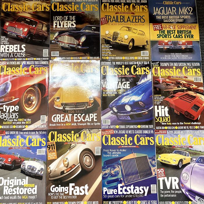 B1462 「CLASSIC CARS」1997 クラシックカー 12冊SET 英国旧車雑誌