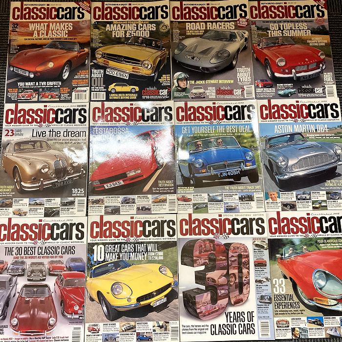 B1475 「CLASSIC CARS」2003 クラシックカー 12冊SET 英国旧車雑誌