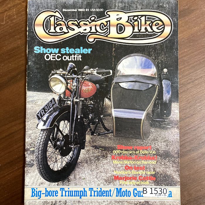 B1530 「Classic Bike」1983 クラシックバイク 英国 旧車雑誌
