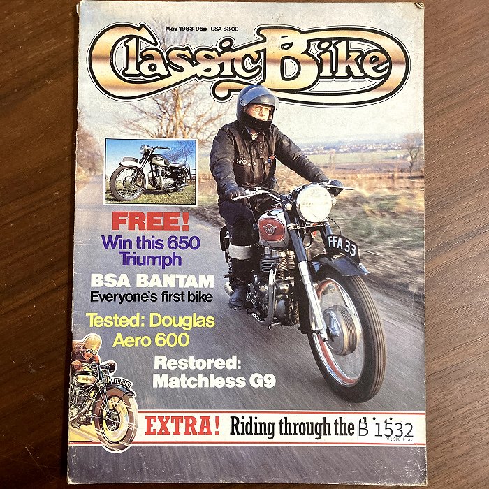 B1532 「Classic Bike」1983 クラシックバイク 英国 旧車雑誌
