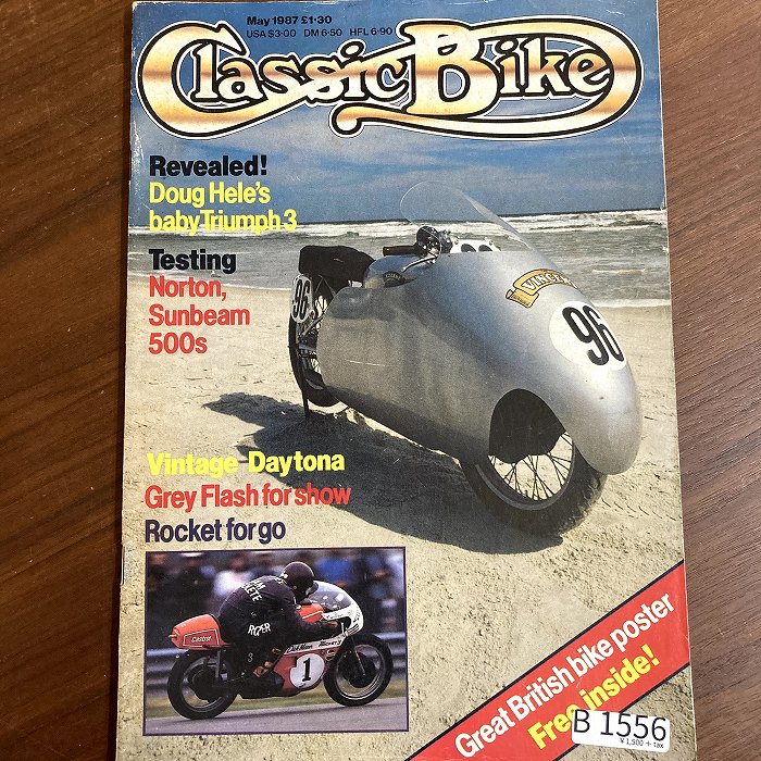 B1556 「Classic Bike」1987 クラシックバイク 英国 旧車雑誌