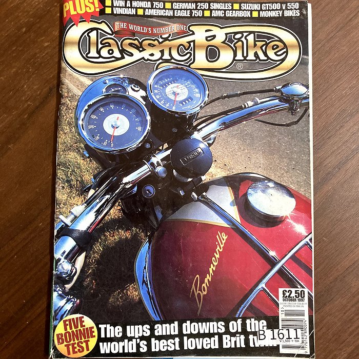 B1611 「Classic Bike」1997 クラシックバイク 英国 旧車雑誌
