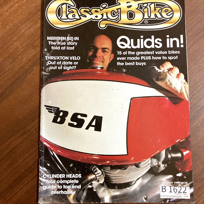 B1622 「Classic Bike」1999 クラシックバイク 英国 旧車雑誌