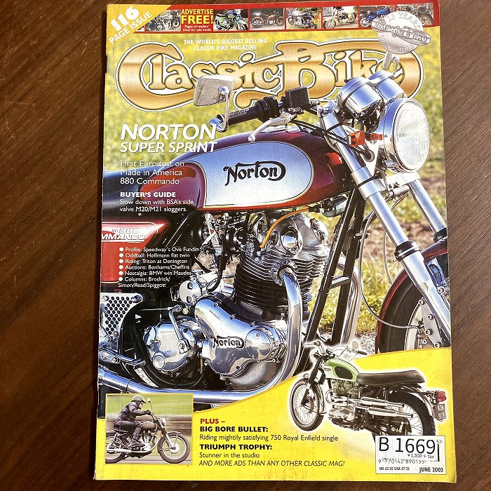 B1669 「Classic Bike」クラシックバイク 英国 旧車雑誌