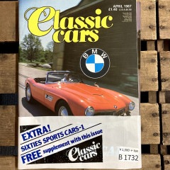 B1732 「CLASSIC CARS」1987 クラシックカー 英国 旧車雑誌|ヴィンテージブック/本/雑誌