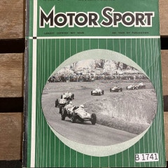 B1741 「MOTOR SPORT」1960　モータースポーツ 英国 旧車雑誌|ヴィンテージブック/本/雑誌