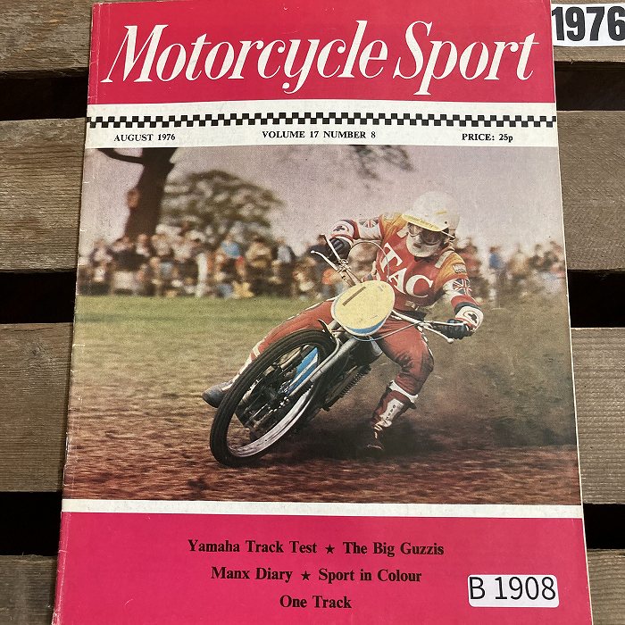 B1908 「MOTORCYCLE SPORT」1976　モーターサイクルスポーツ 英国 旧車雑誌|ヴィンテージブック/本/雑誌