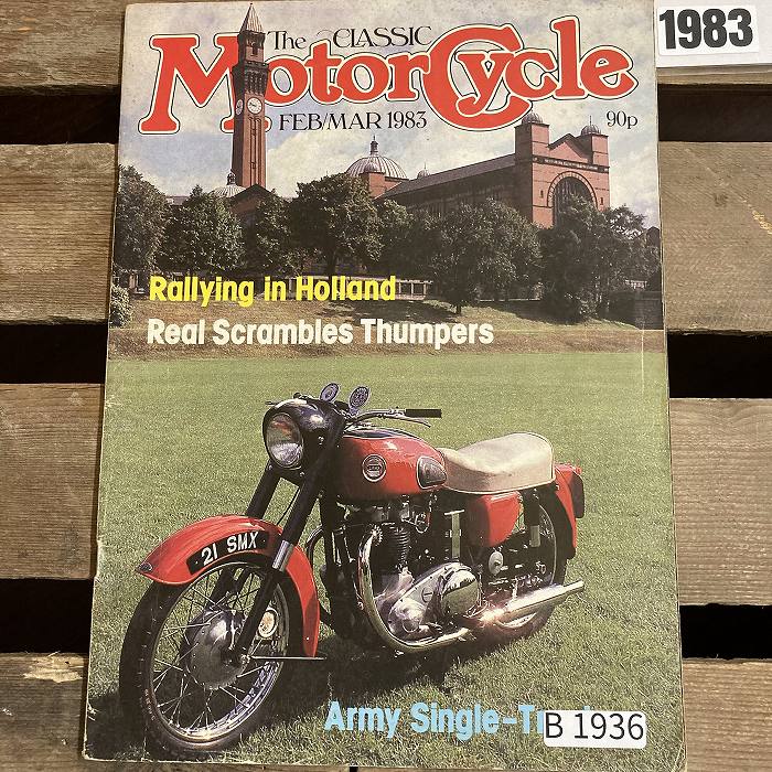 B1936 「THE CLASSIC MOTORCYCLE」1983　クラシックモーターサイクル 英国 旧車雑誌|ヴィンテージブック/本/雑誌