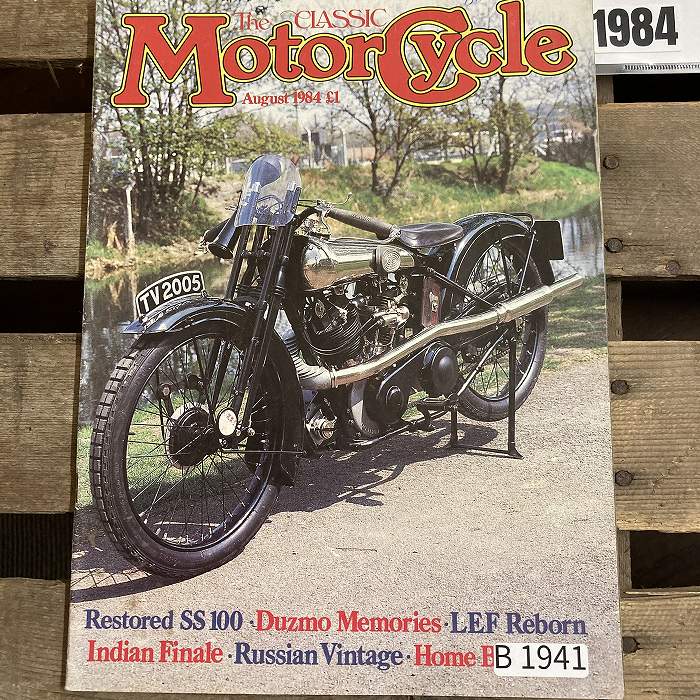 B1941 「THE CLASSIC MOTORCYCLE」1984　クラシックモーターサイクル 英国 旧車雑誌|ヴィンテージブック/本/雑誌