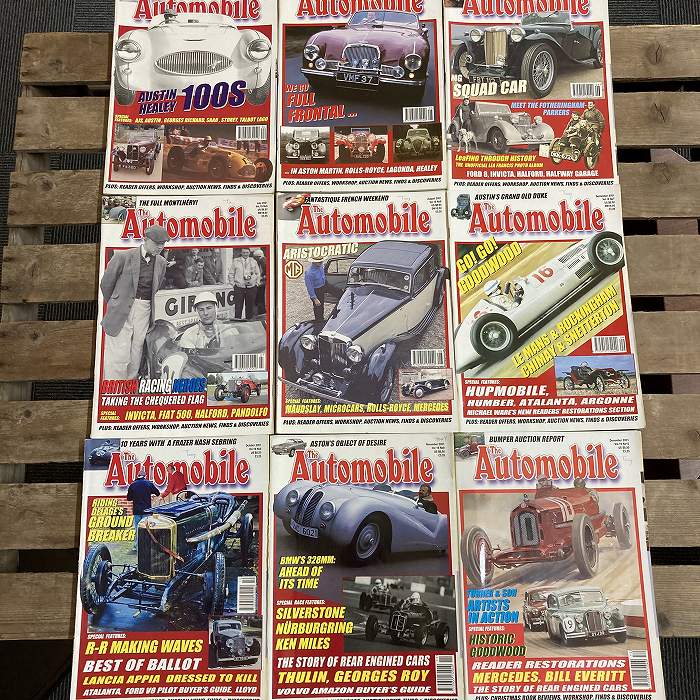 B1987 「THE AUTO MOBILE」2001 9冊セットオートモービル 英国 旧車雑誌