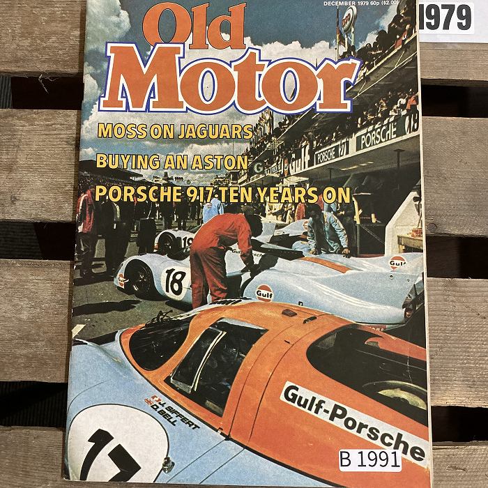 B1991 「OLD MOTOR」1979　オールドモーター 英国 旧車雑誌|ヴィンテージブック/本/雑誌