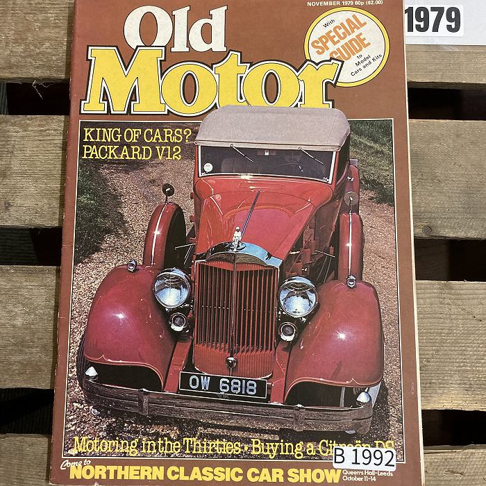 B1992 「OLD MOTOR」1979　オールドモーター 英国 旧車雑誌|ヴィンテージブック/本/雑誌