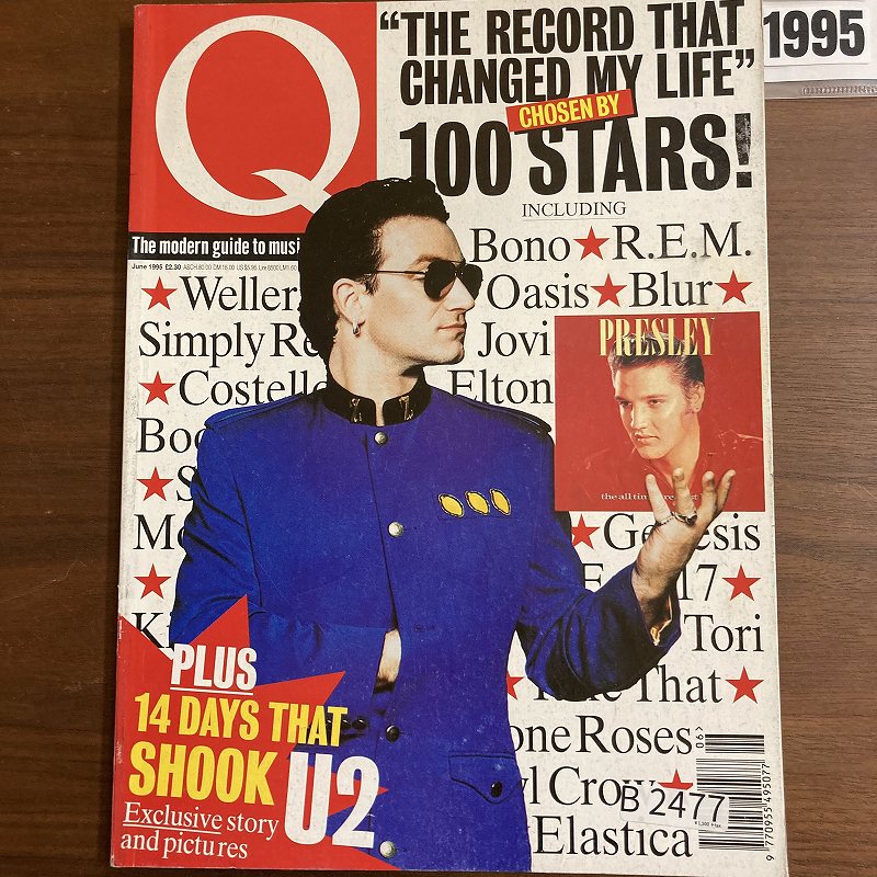 B2477  「Q」1995　Q誌 英国月刊音楽雑誌