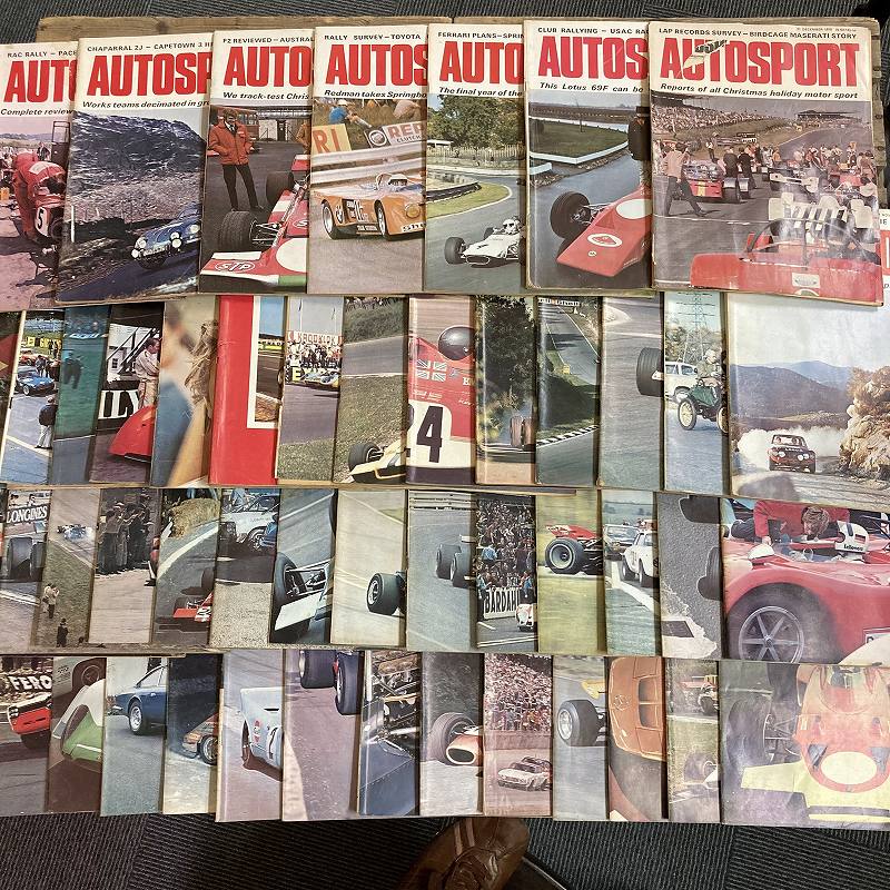 B2610 「AUTO SPORT」1970  49冊セット　オートスポーツ 英国 旧車雑誌
