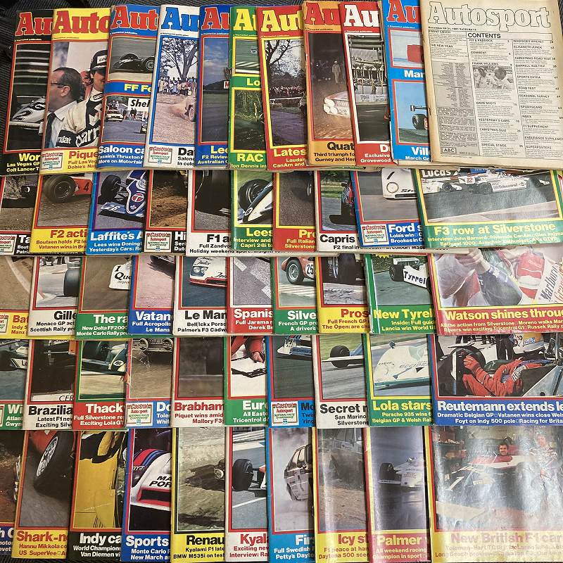 B2621 「AUTO SPORT」1981　51冊セット　オートスポーツ 英国 旧車雑誌