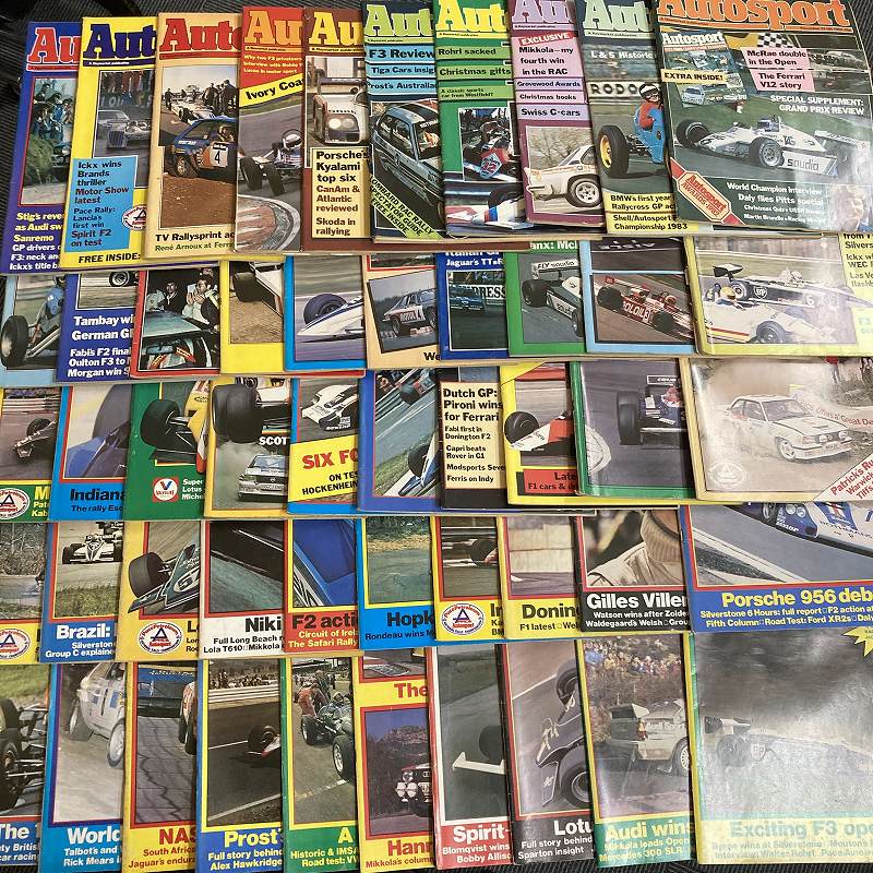 B2622 「AUTO SPORT」1982　50冊セット　オートスポーツ 英国 旧車雑誌