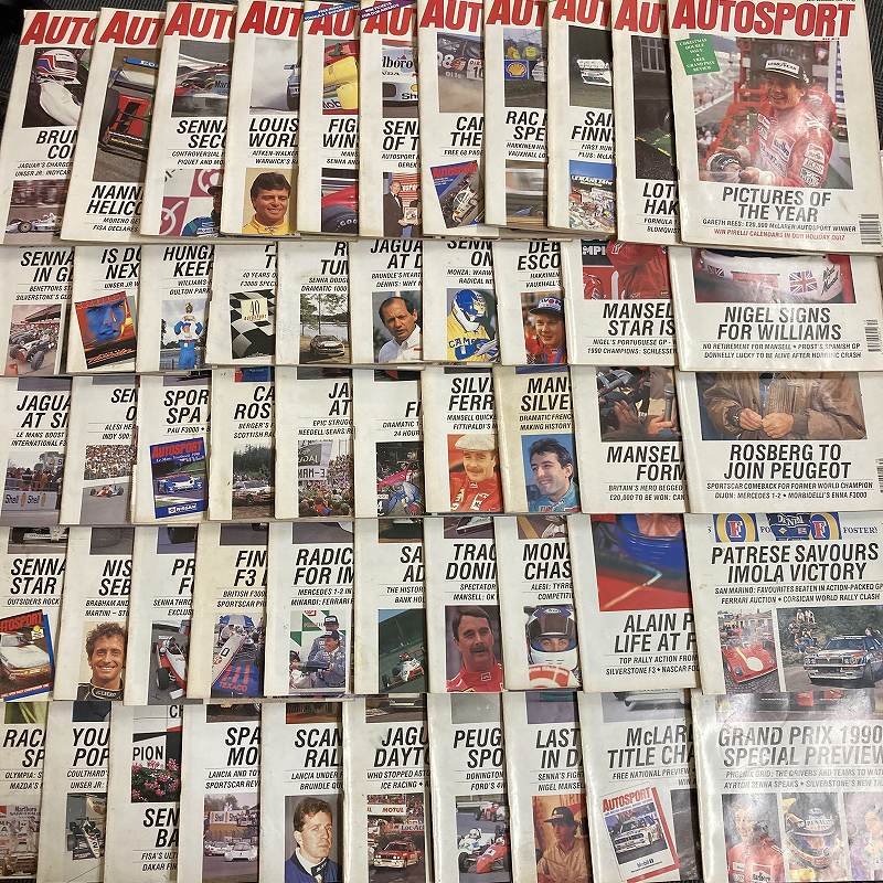 B2630 「AUTO SPORT」1990　51冊セット　オートスポーツ 英国 旧車雑誌