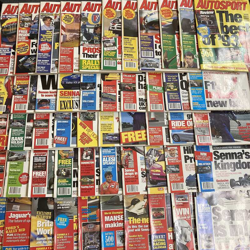 B2633 「AUTO SPORT」1993　51冊セット　オートスポーツ 英国 旧車雑誌