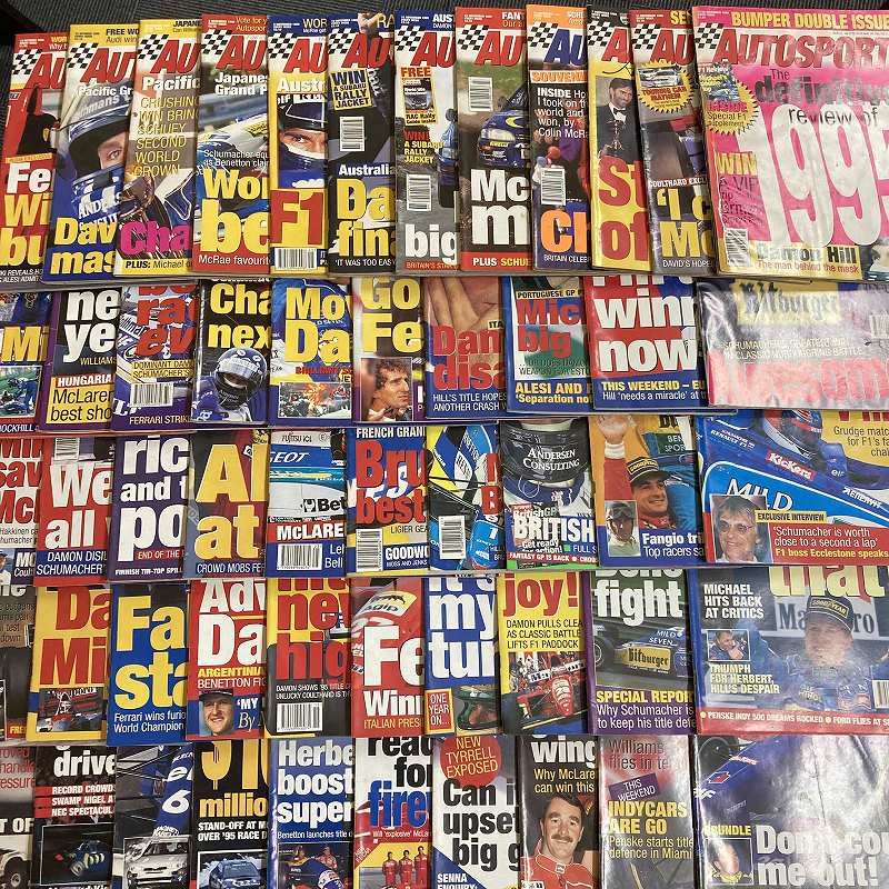 B2635 「AUTO SPORT」1995　52冊セット　オートスポーツ 英国 旧車雑誌