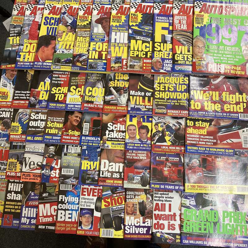 B2637 「AUTO SPORT」1997　51冊セット　オートスポーツ 英国 旧車雑誌