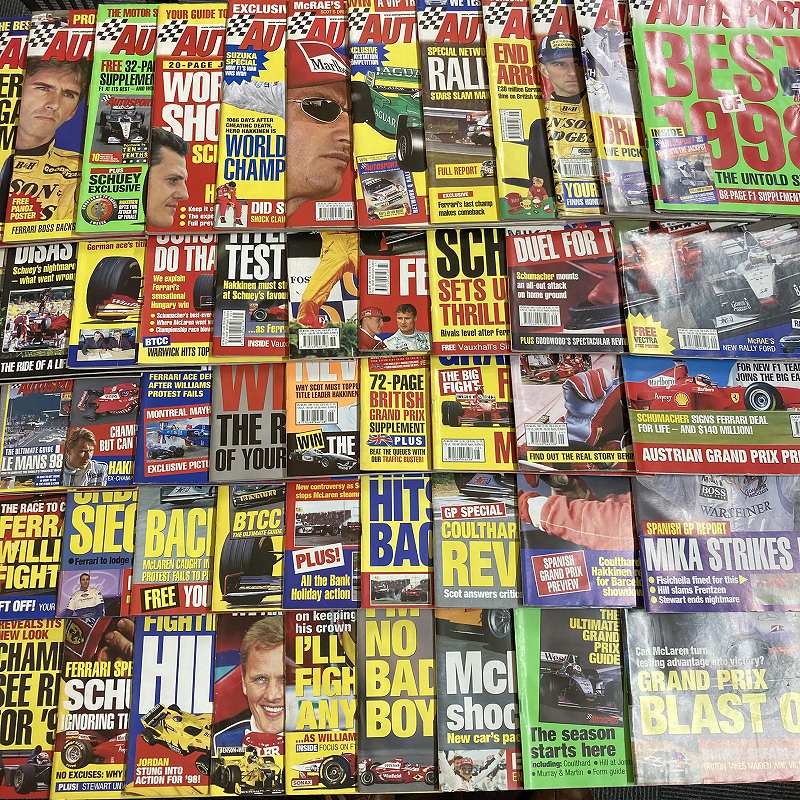 B2638 「AUTO SPORT」1998　52冊セット　オートスポーツ 英国 旧車雑誌