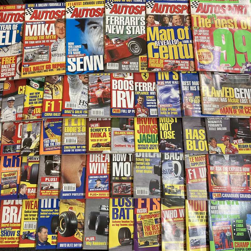 B2639 「AUTO SPORT」1999　50冊セット　オートスポーツ 英国 旧車雑誌