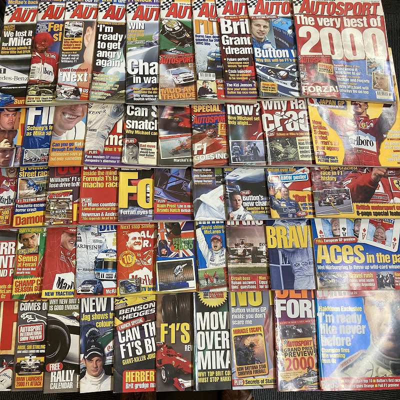 B2640 「AUTO SPORT」2000　50冊セット　オートスポーツ 英国 旧車雑誌