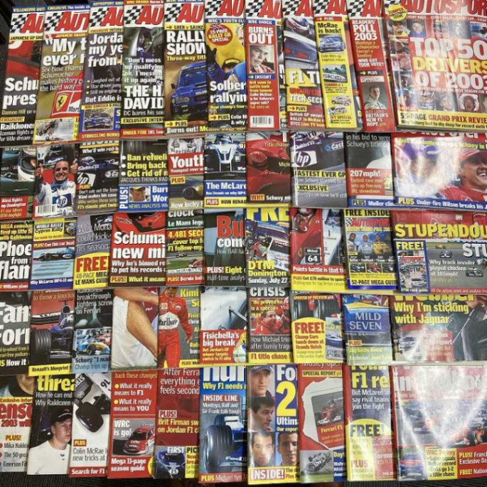 B2643 「AUTO SPORT」2003　51冊セット　オートスポーツ 英国 旧車雑誌