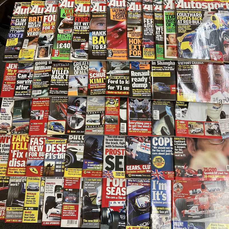 B2644 「AUTO SPORT」2004　52冊セット　オートスポーツ 英国 旧車雑誌