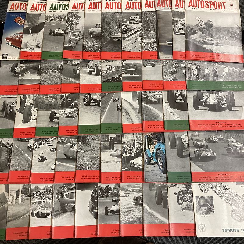 B2661 「AUTO SPORT」1963　51冊セット　オートスポーツ 英国 旧車雑誌