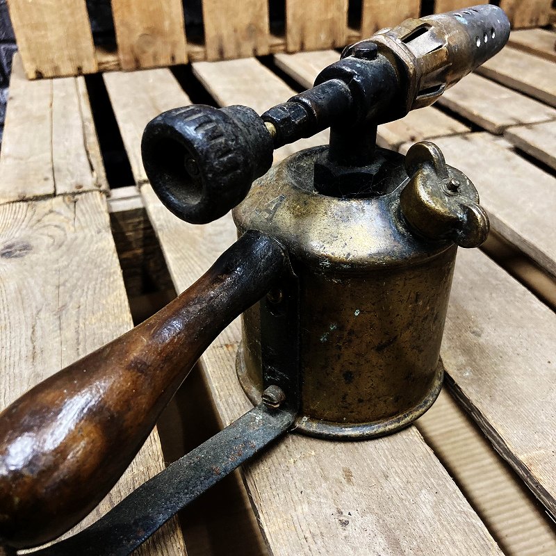 106029　「MAX SIEVERT」 マックス シーベルト STOCKHOLM  MADE IN SWEDEN   ブラス　トーチ　バーナー　ブロートーチ　コンロ　キャンプ　真鍮　　