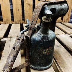 106059　「BURMOS」 MADE IN ENGLAND    ブラス　トーチ　バーナー　ブロートーチ　コンロ　キャンプ　真鍮　　|ヴィンテージ雑貨|ガレージグッズ　