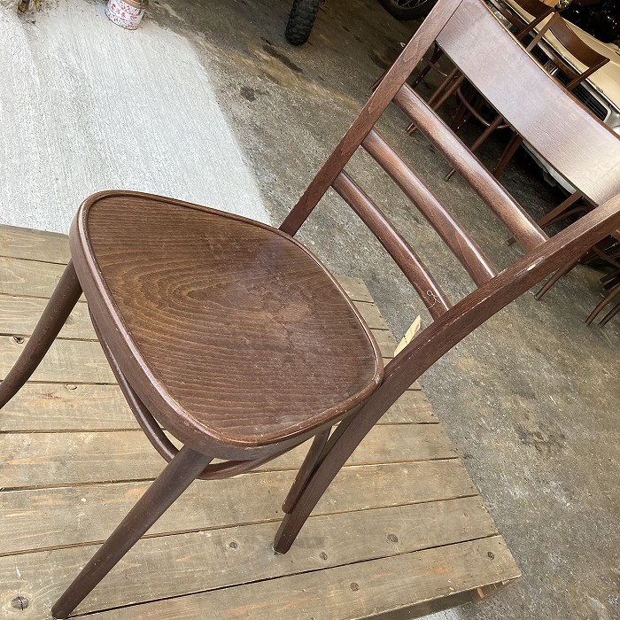 101032 USED TON CHAIR　中古 座面天板浮きあり