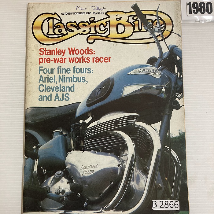 B2866　1980　「CLASSIC BIKE」　クラシックバイク　英国旧車雑誌