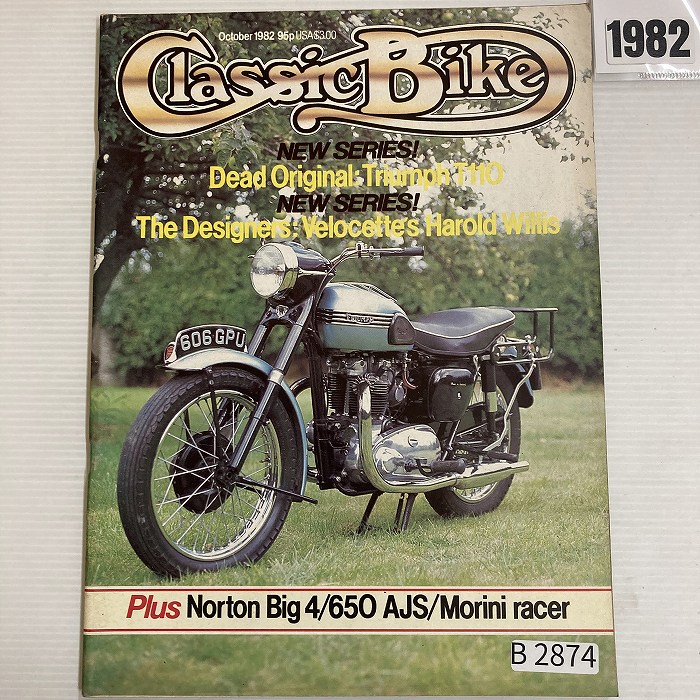 B2874 1982 「CLASSIC BIKE」 クラシックバイク 英国旧車雑誌