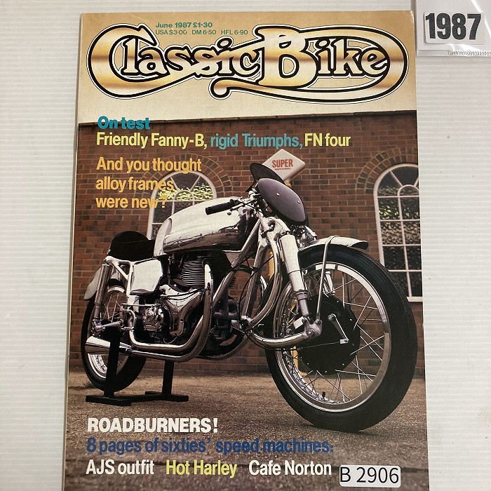 B2906　1987　「CLASSIC BIKE」　クラシックバイク　英国旧車雑誌